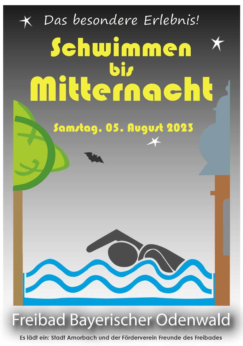 Einladung Nachtschwimmen