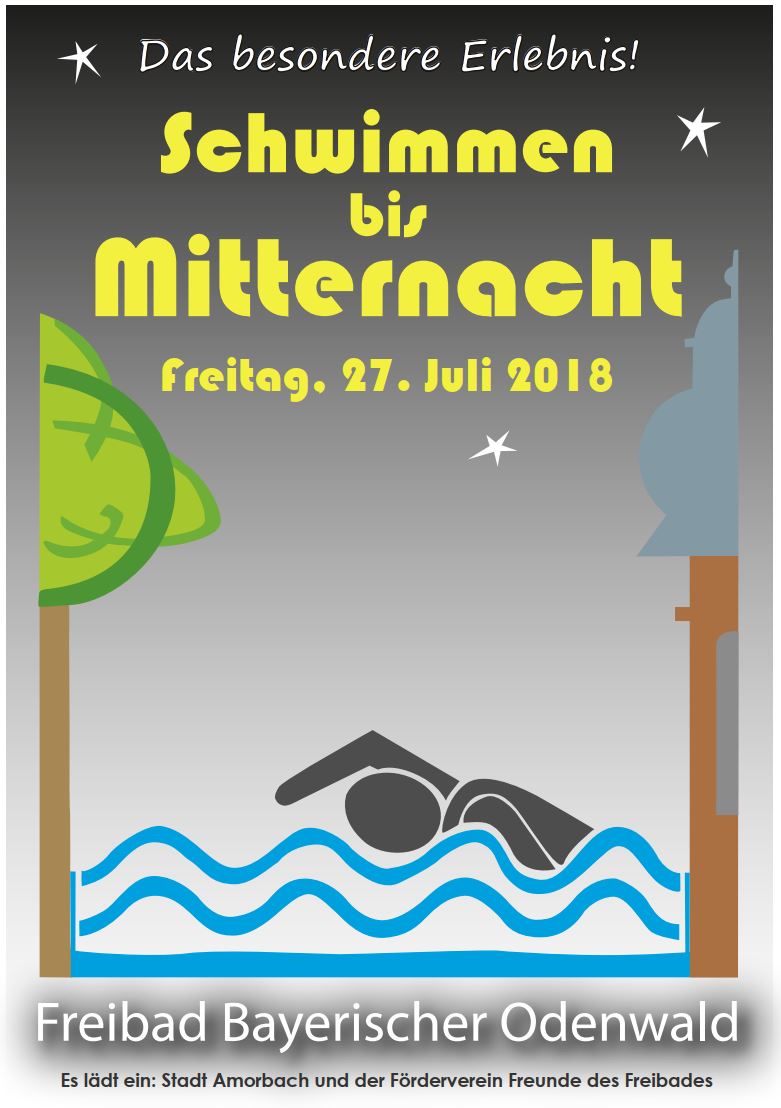 Einladung Nachtschwimmen